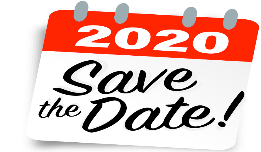 Save these dates in 2020. 